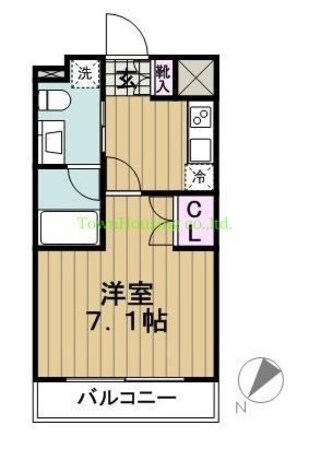 ウィルテラス奥沢の物件間取画像